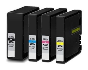 Compatible Canon PGI-2500XL Pack Of 4 Cartridges (Black/Cyan/Magenta/Yellow)